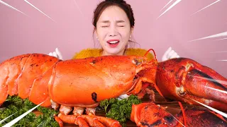 ENG SUB) 7.5kg GIANT KING LOBSTER 🦞 Mukbang ASMR Eatingsound eatingshow Ssoyoung