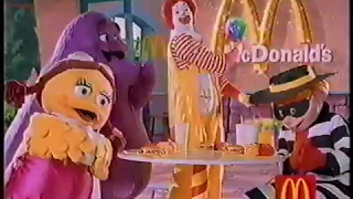 【CM 1996年】マクドナルド ドナルド バーディー ハンバーグラー グリマス 30秒