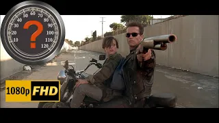 Terminator 2: Bike Chase With Speedometer | Movie Chase Scene | Harley-Davidson Fat Boy