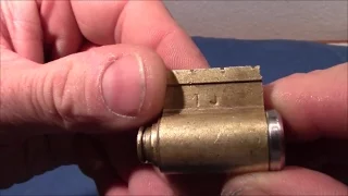 (picking 98) TJ lock (6-pins) opened and gutted - thanks to Texas Jim for the lock