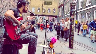 🇬🇧[4K] OCT 2022,The Best Rock Guitarist of all Time Lewis Floyd Henry Brick Lane yesterday  London