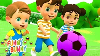 Футбольная песня (Football Song) | Funny Bunny - детские песенки и мультики