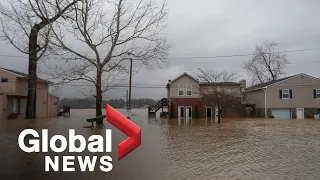 Heavy rain leaves large swaths of Kentucky under water