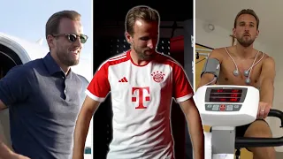 Harry Kane's first time in Bayern Munich jersey | Behind the scenes footage