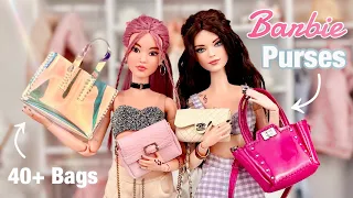 All My Barbie Doll Purses & Bags - My WHOLE Collection - Cute & Realistic