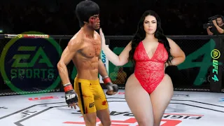 UFC4  Bruce Lee vs Stefania Ferrario EA Sports UFC 4