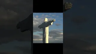 What is the height of the statue of Jesus Christ in Rio de Janeiro#facts #riodejaneiro #shorts