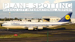 ACTION PACKED PLANE SPOTTING @ Mexico City International Airport (AICM) | 737 747 777 787 A321 A350