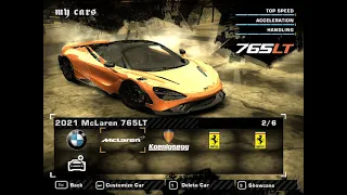 NFS Most Wanted - McLaren 765LT