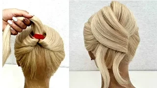 ПРОСТАЯ И КРАСИВАЯ ПРИЧЕСКА. БЫСТРЫЕ ПРИЧЕСКИ. SIMPLE AND BEAUTIFUL HAIRSTYLE. QUICK HAIRSTYLES