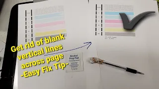 How to Get Rid of Vertical Lines Across Page on Prints Canon HP Brother Epson Inkjet Printers