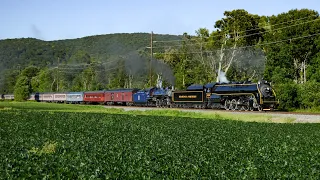 Reading & Northern's 2102 & 425 - Double-headed Steam in Northeastern Pennsylvania