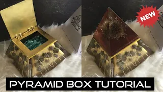 How to make a Resin Pyramid Box Using a Regular Pyramid Mould