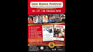 Line Dance Love Someone (DANCE), Choreo: Mario und Lilly Hollnsteiner, Konstanz Festival Okt 18