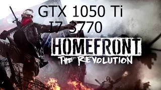 Homefront  The Revolution [PC] GeForce GTX 1050 Ti 4GB GDDR5 & Intel i7-3770