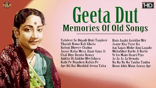 Memories Of Geeta Dutt - Old Classic Video Songs Jukebox - HD