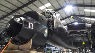 Video 229 Restoration of Lancaster NX611 Year 7    -- "Just Jane's" nose removed.--
