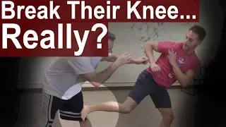 Can Your Martial Arts Kick Really Break Their Knee?