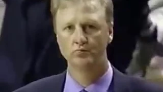 Indiana Pacers Head Coach Larry Bird.