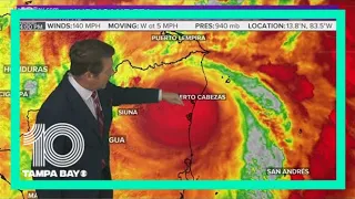 Florida in cone of Hurricane Eta, currently 1,000 miles away in Nicaragua