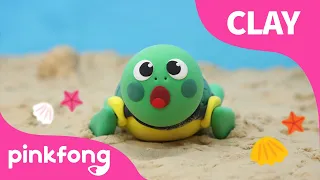 Membuat Clay Kura-kura | Kelas Seni | Kerajinan untuk anak | Pinkfong dan Baby Shark