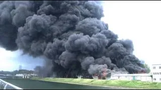 Großbrand in Ludwigshafen BASF - Lager Parkinsel