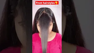 Easy open hairstyles for medium hair || front hairstyle || #viraltrend #shortsviral #trendingnow