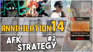 Annihilation 14 - Lingering Shangshu Trails | AFK Strategy #2 |【Arknights】