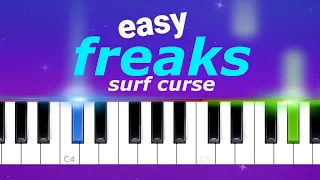 Surf Curse - Freaks |  EASY PIANO TUTORIAL