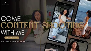 How to Shoot Content By Yourself | Come With Me Content Shooting | Dreams To Reality Vlog