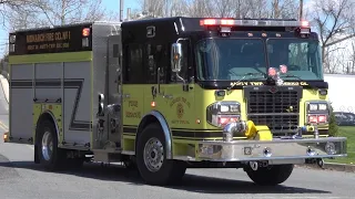 Amity Fire Co. Engine 49, Monarch Fire Co. Rescue Engine 6 & Sanatoga Fire Co. Squad 58 Responding