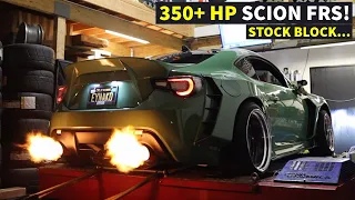 LOUD 350+ HP Supercharged FRS SCREAMS On The Dyno!