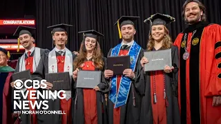 New Jersey quintuplets graduate from same college