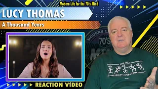 Lucy Thomas "A Thousand Years" | Reaction Video - Beautiful!