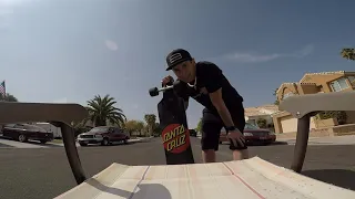 First Ride on my Santa Cruz "Red Dot" 41 inch longboard skateboard