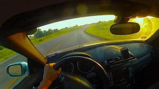 Insane Mercedes SLK Backroad Drive 135 mph+