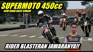 GANAS BENER!!! INDONESIAN RACE SUPERMOTO 450cc SGM ROAD RACE CIMAHI