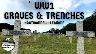 Remembrance Day - WW1 Graves and Trenches - French War Cemetery Visit