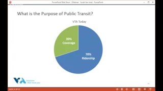 Webinar about VTA's Transit Redesign in South San Jose