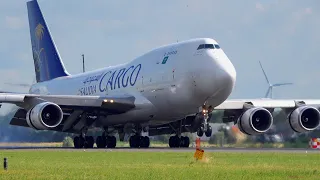 RUSHHOUR 33 HEAVY LANDINGS | A380, B747, A300 | Amsterdam Schiphol Plane Spotting