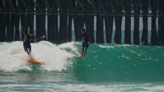 Pier Tacos | Greyson Messier & Saxon Wilson longboard Oceanside Pier