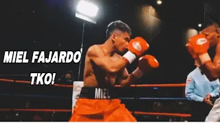 PINOY BOXING MIEL FAJARDI VS RICHARD CLAVERAS SOBRANG LAKAS NI FAJARDO LUHUD SI CLAVERAS