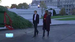 Melania Trump accepts White House Christmas tree from Wisconsin