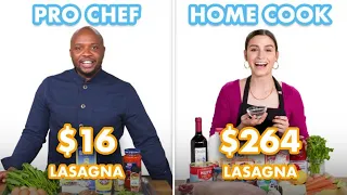 $264 vs $16 Lasagna:Pro Chef & Home Cook Swap Ingredients