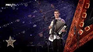 Românii au talent 2023 | Andrei Șerban, interpretare de senzație la acordeon