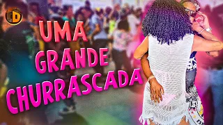 UMA GRANDE CHURRASCADA - DANÇANDO FORRÓ NO BAILÃO DA CABANA DO MATOSO (VANERA)