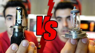 La batalla final: LED vs HID vs HALÓGENO ¿Cuál es mejor? Prueba con Luxómetro.