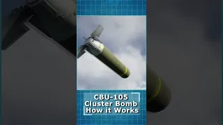 CBU-105 Cluster Bomb - How it Works #cbu-105 #bomb #clusterbomb