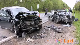 Смертельное ДТП на трассе в Стругокрасненском районе 18.05.2015