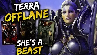 Paragon Terra Offlane Gameplay - SHE'S ACTUALLY A BEAST!!!